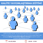 Öğrenci Konseyi ile Kalite Yaygınlaştırma Eğitimi Gerçekleştirildi!