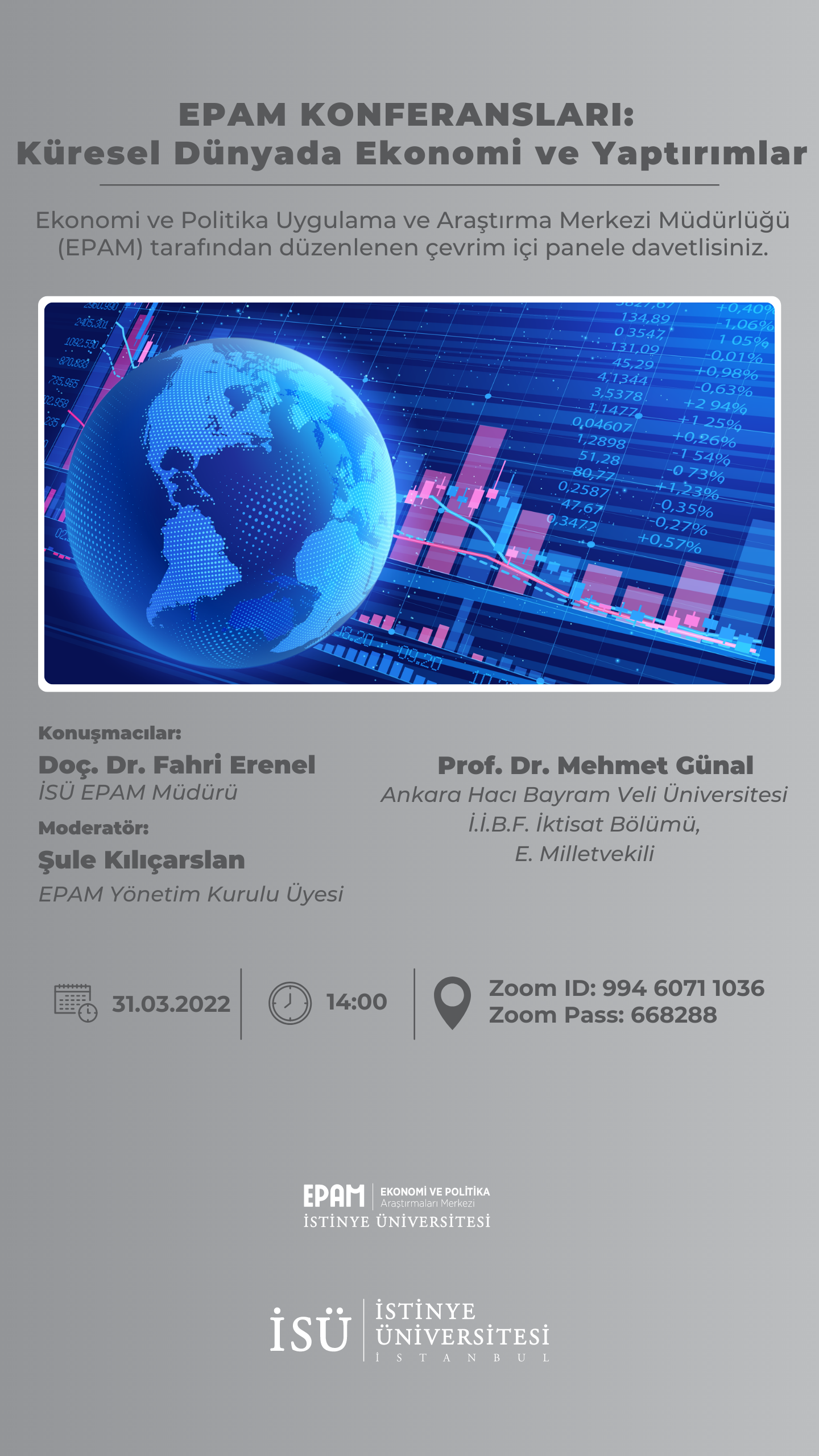 EPAM Konferansları: Küresel Dünyada Ekonomi ve Yaptırımlar