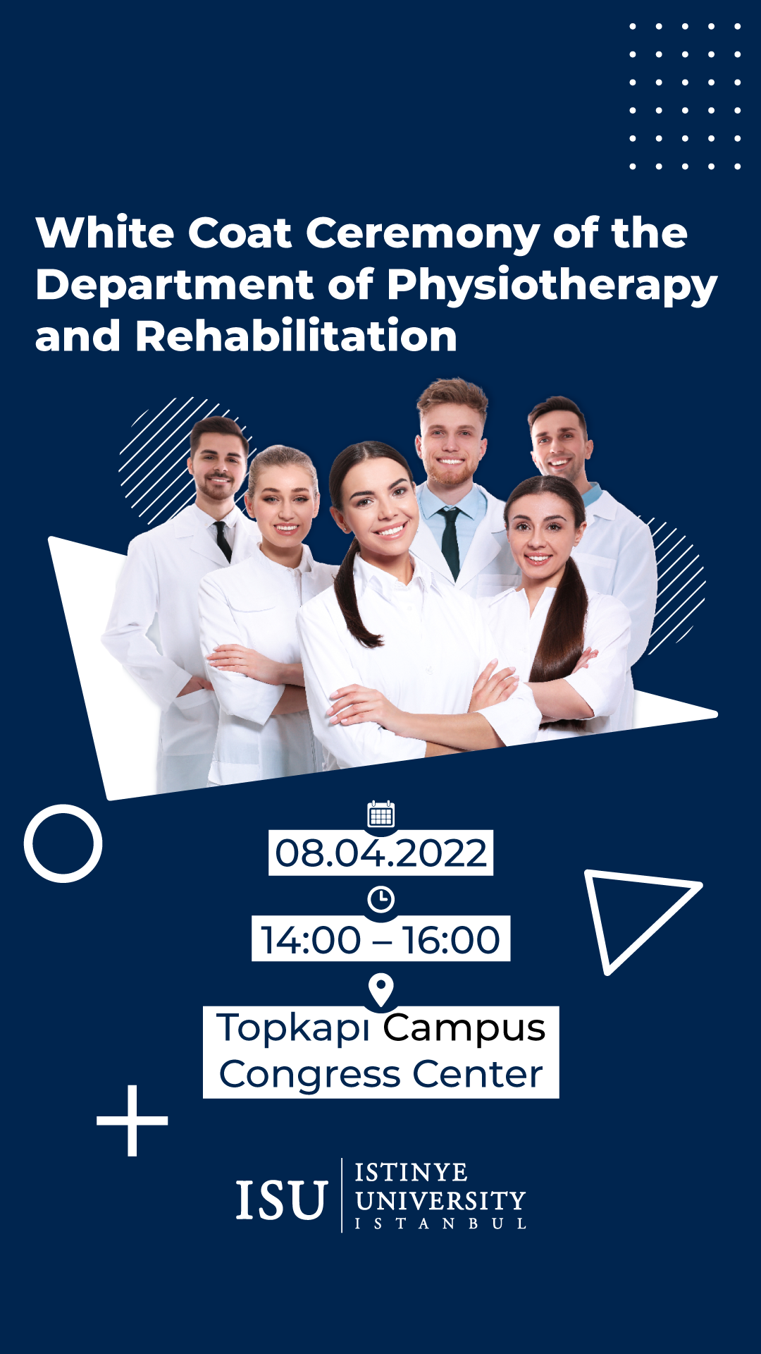 White Coat Ceremony of the Department of Physiotherapy and Rehabilitation 