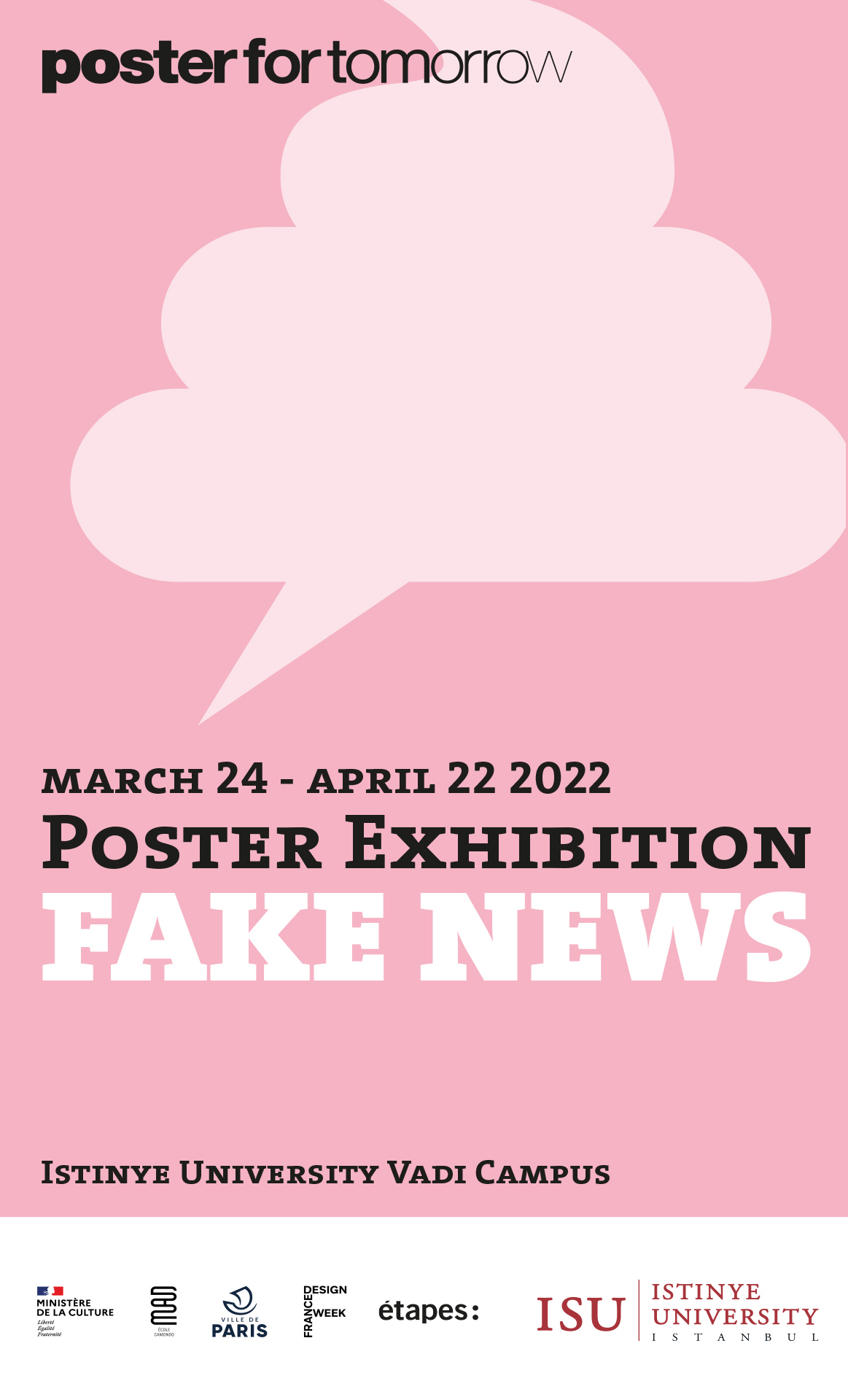 Poster for Tomorrow “Fake News” Afiş Sergisi 
