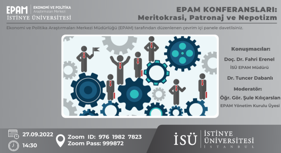 EPAM Conferences: Meritocracy, Patronage and Nepotism