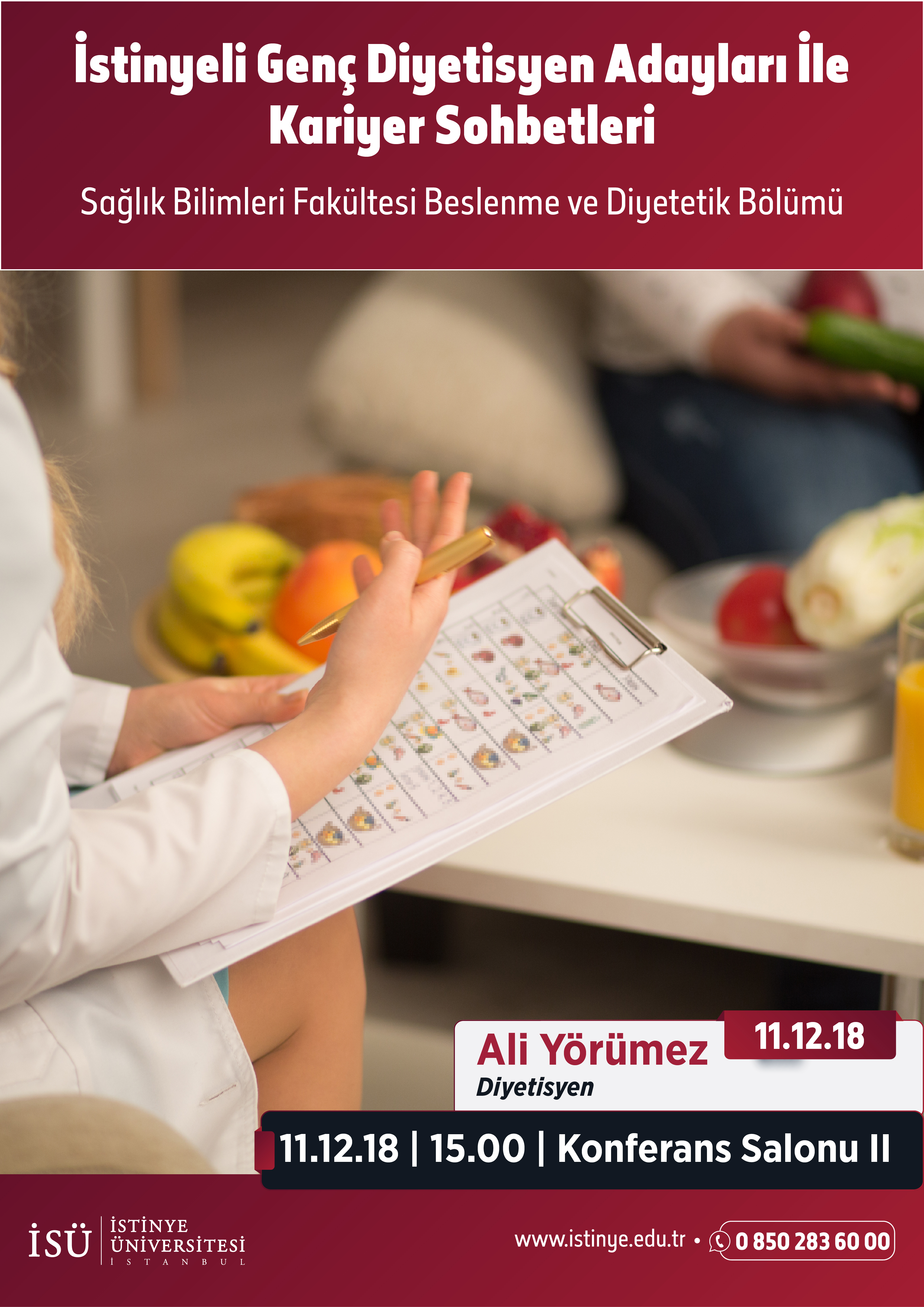 İstinyeli Genç Diyetisyen Adayları ile Kariyer Sohbetleri