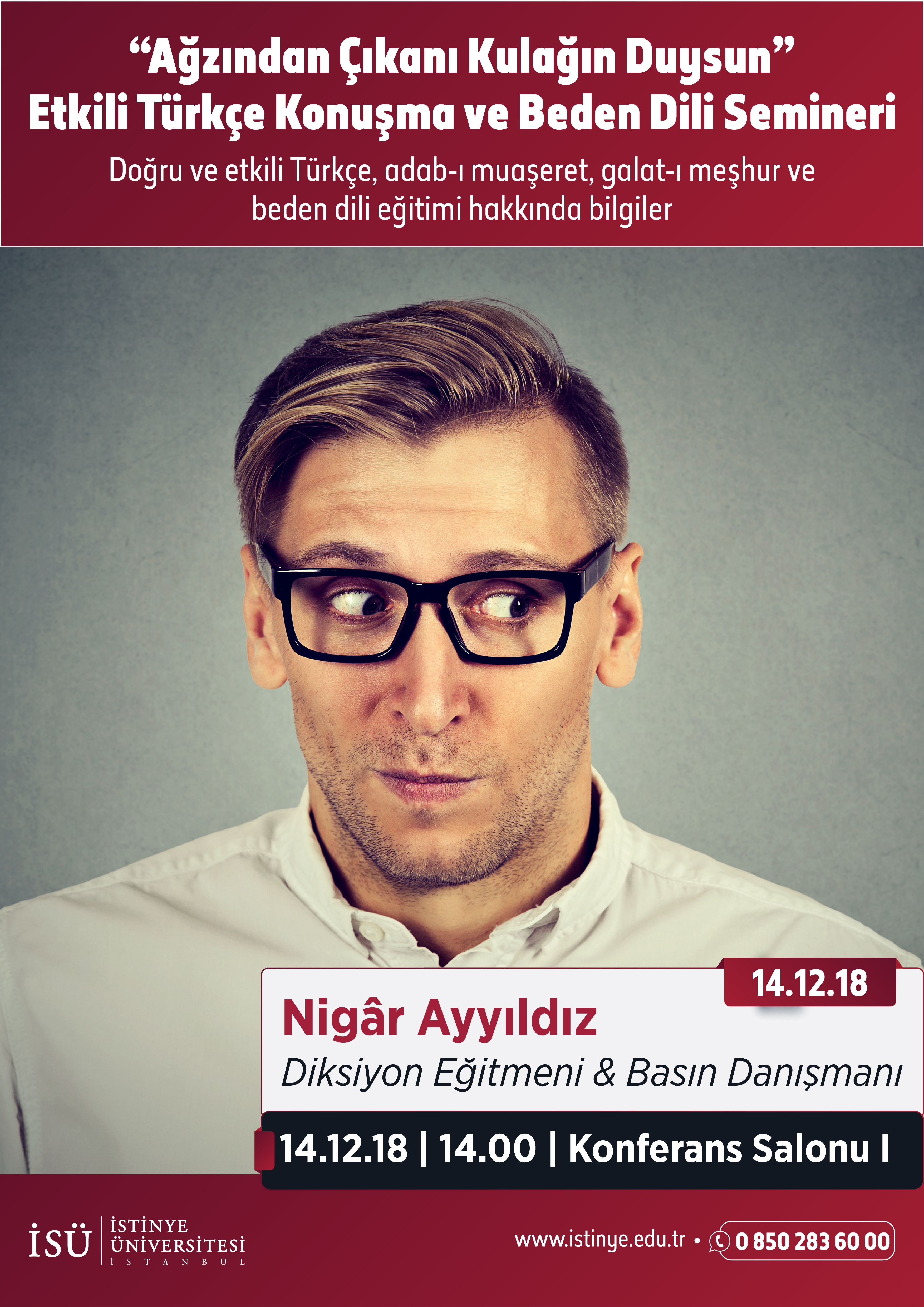 "Ağzından Çıkanı Kulağın Duysun" Etkili Türkçe Konuşma ve Beden Dili Semineri