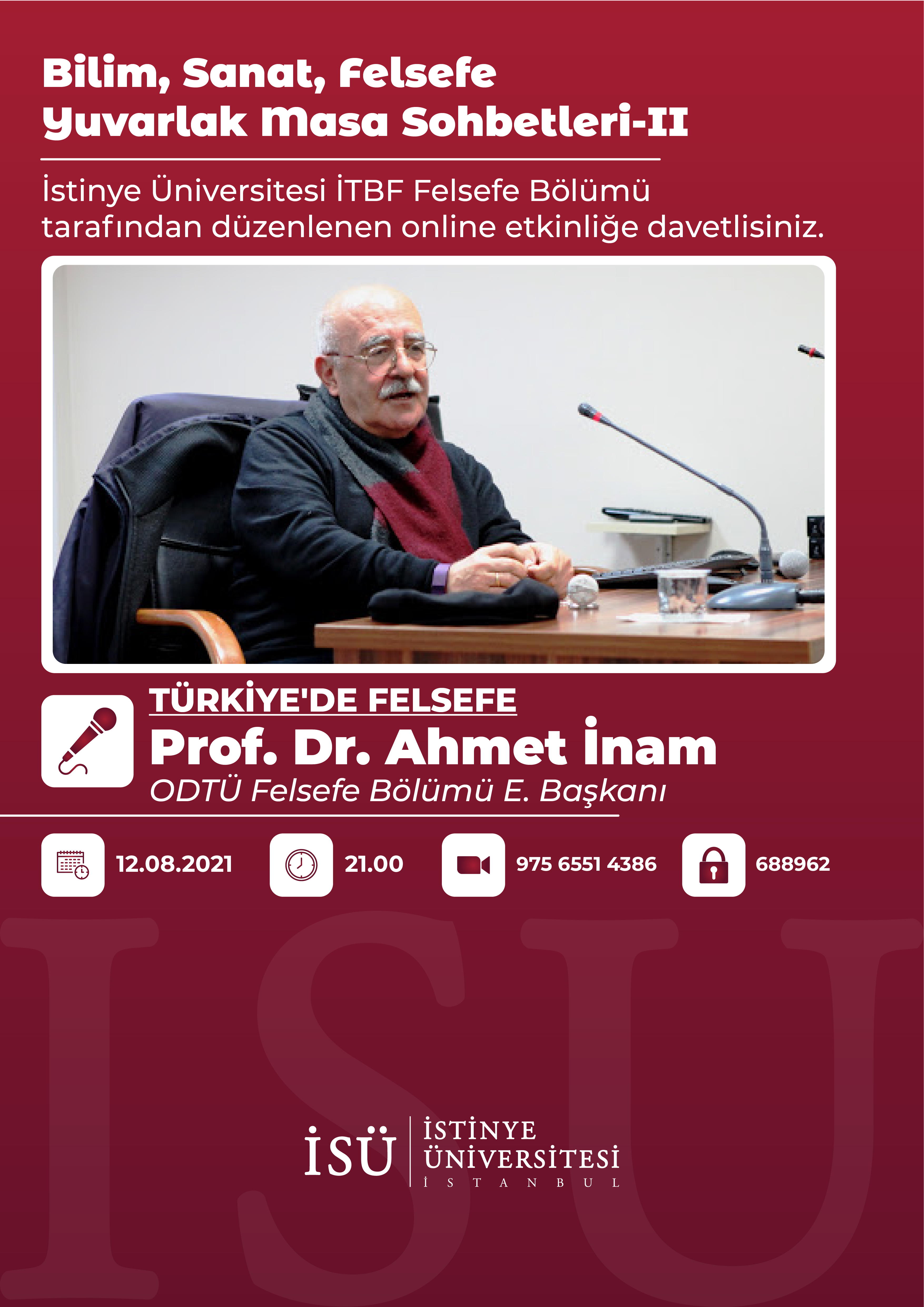 Bilim, Sanat, Felsefe Yuvarlak Masa Sohbetleri: Türkiye'de Felsefe