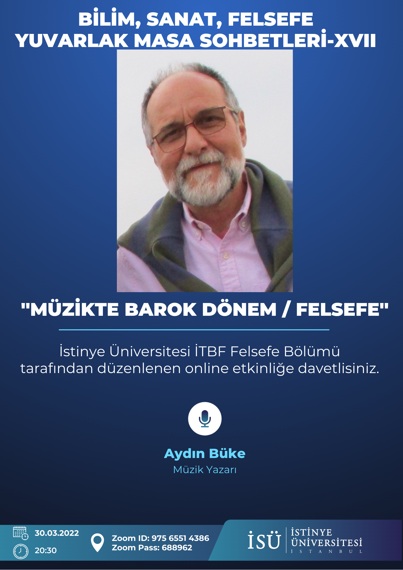 Science, Art, Philosophy Roundtable Discussions XVII “Baroque Period in Music  Philosophy”