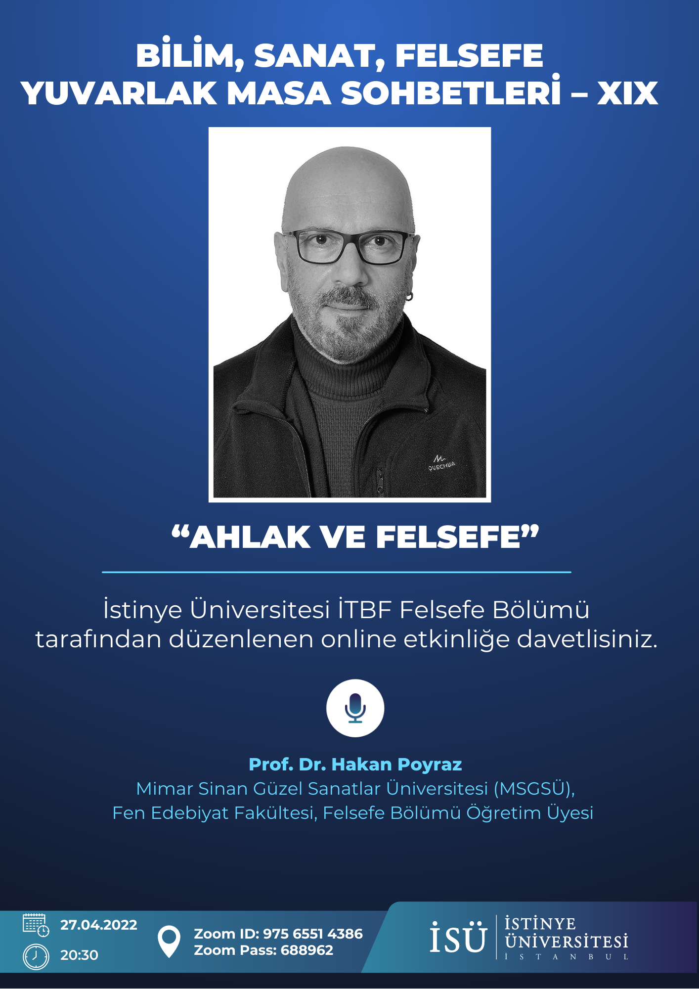 Science, Art, Philosophy Round Table Talks XIX “Morality and Philosophy”