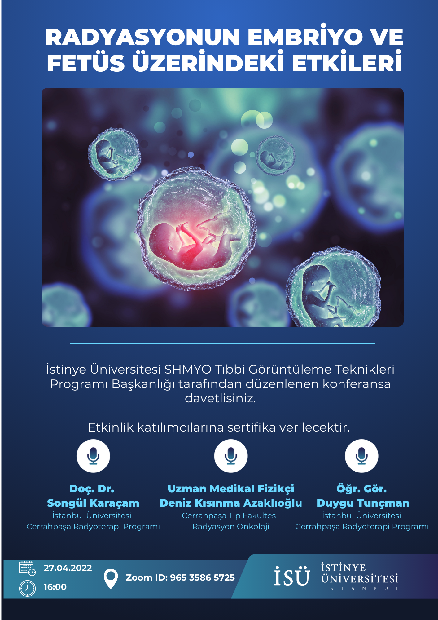 The Effects of Radiation on the Embryo and Fetus
