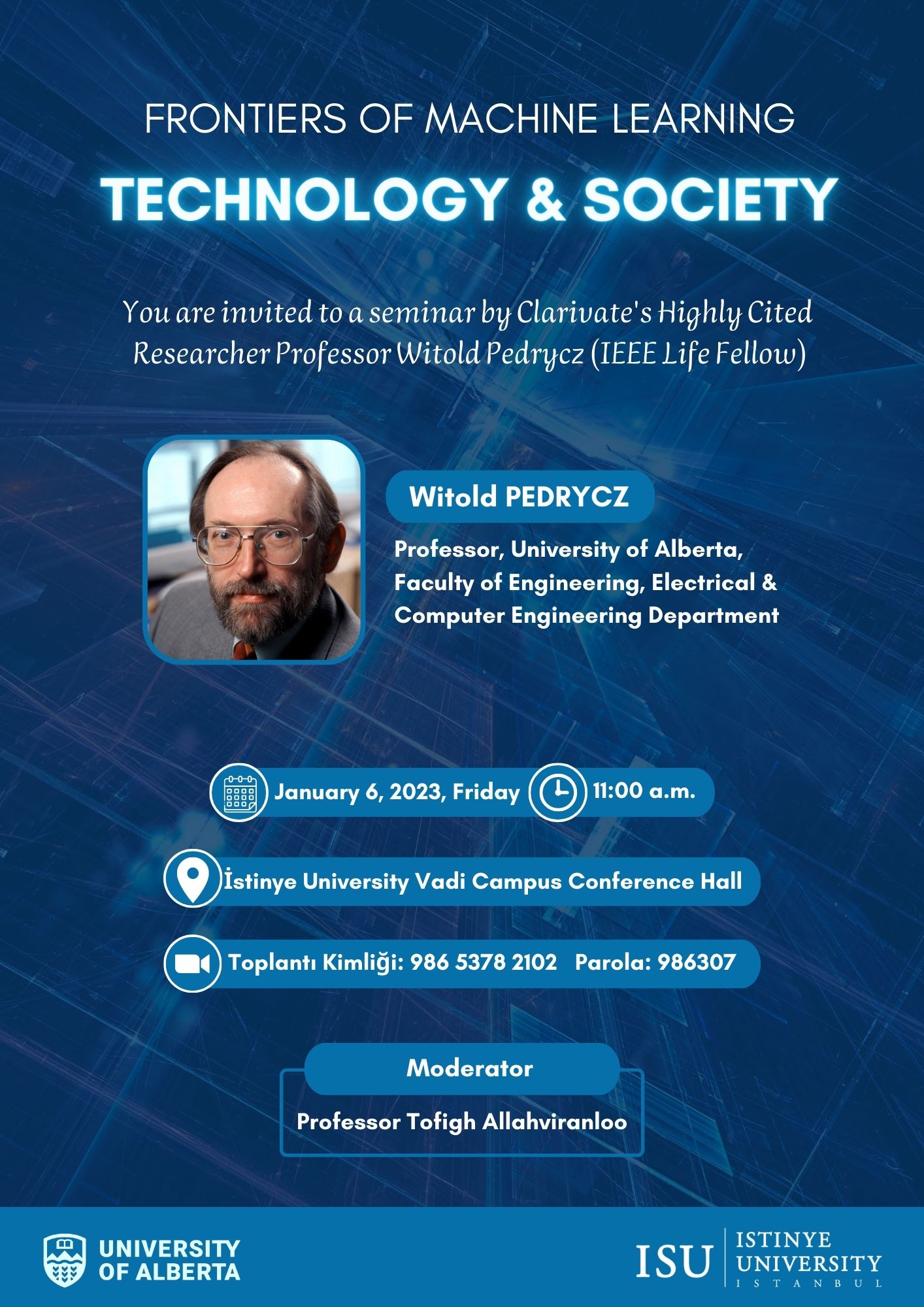 Frontiers of Machine Learning "Technology & Society"