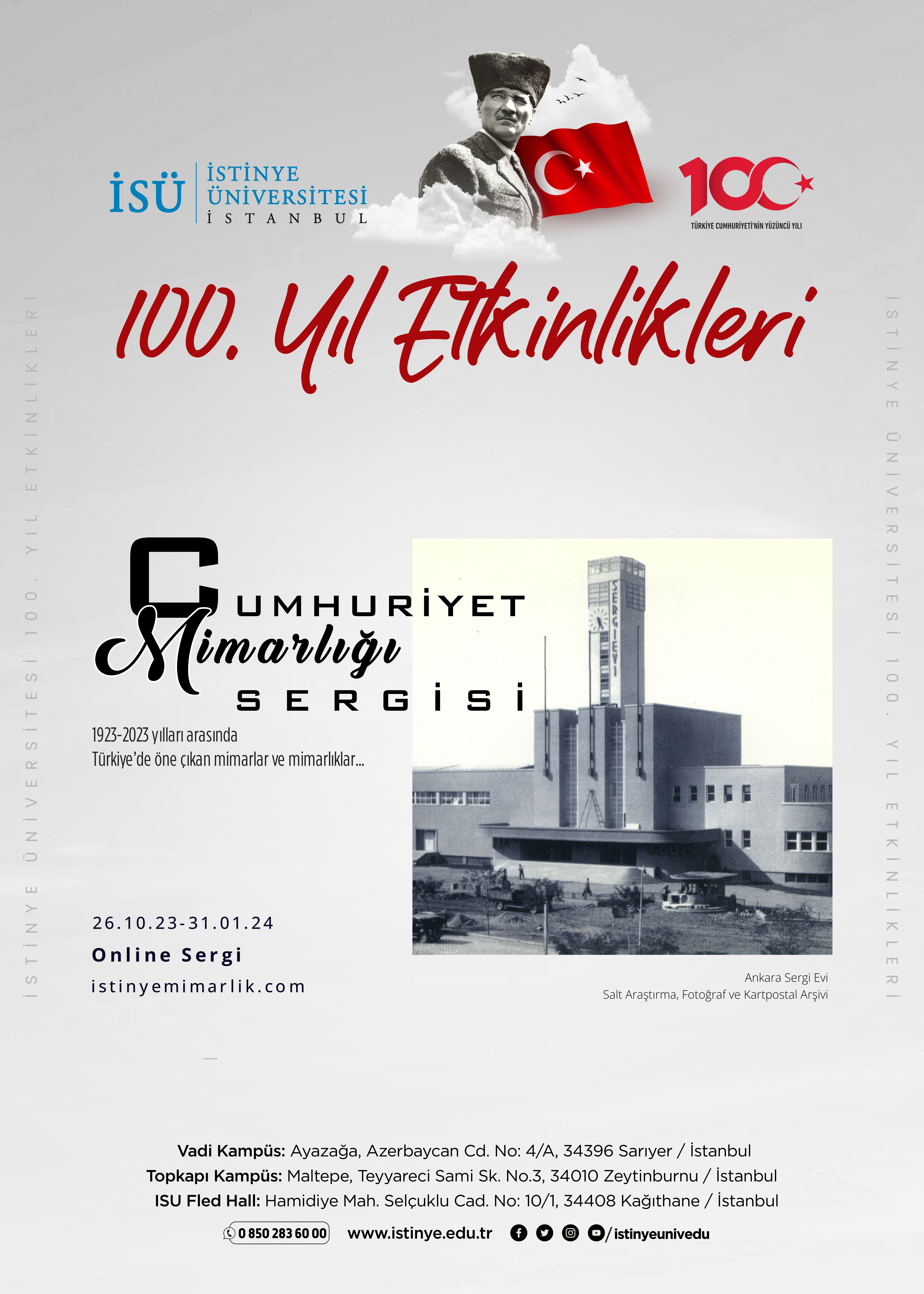 100. Yıl Etkinlikleri "Cumhuriyet Mimarlığı Sergisi"