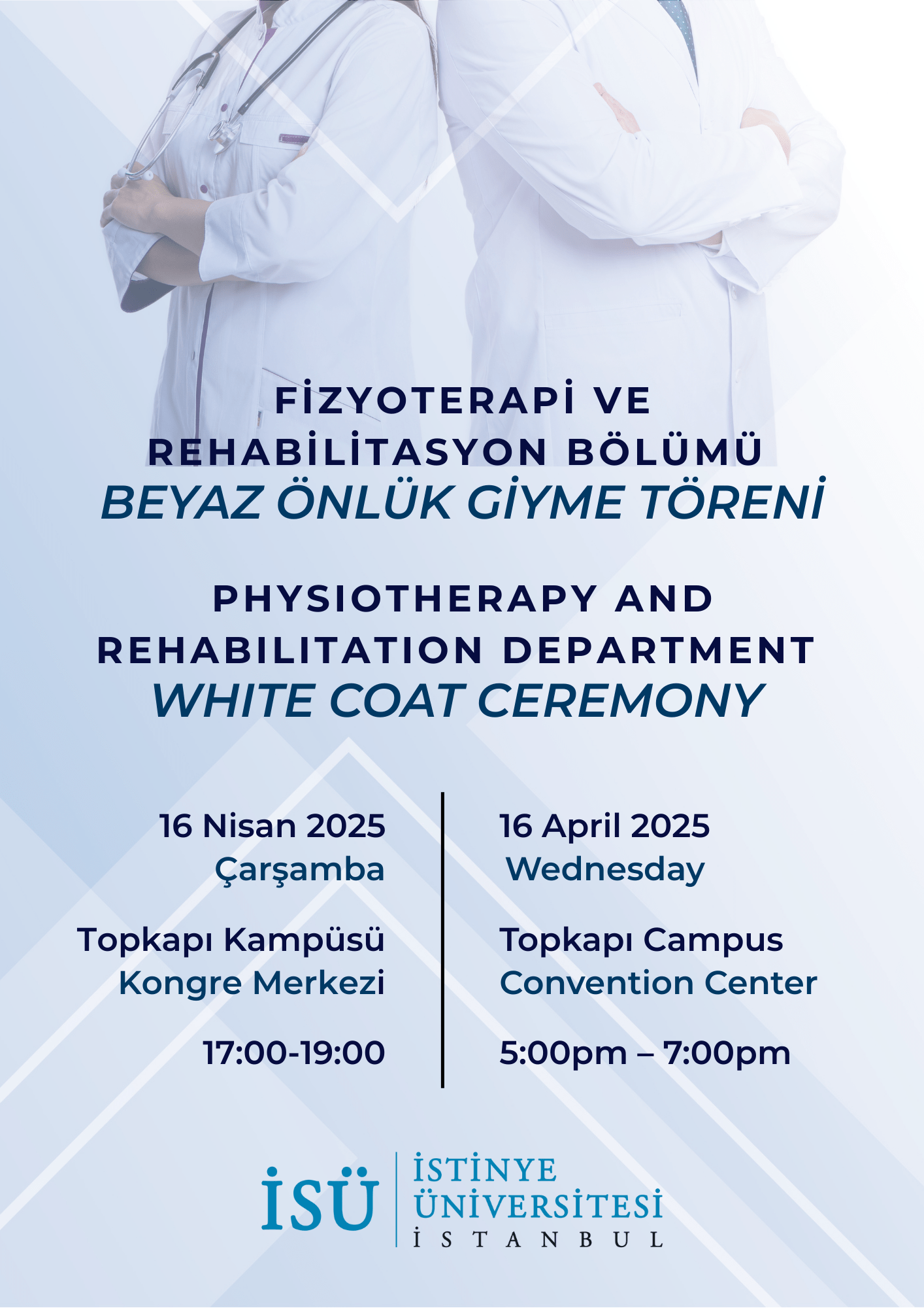 Fizyoterapi ve Rehabilitasyon Bölümü Beyaz Önlük Giyme Töreni