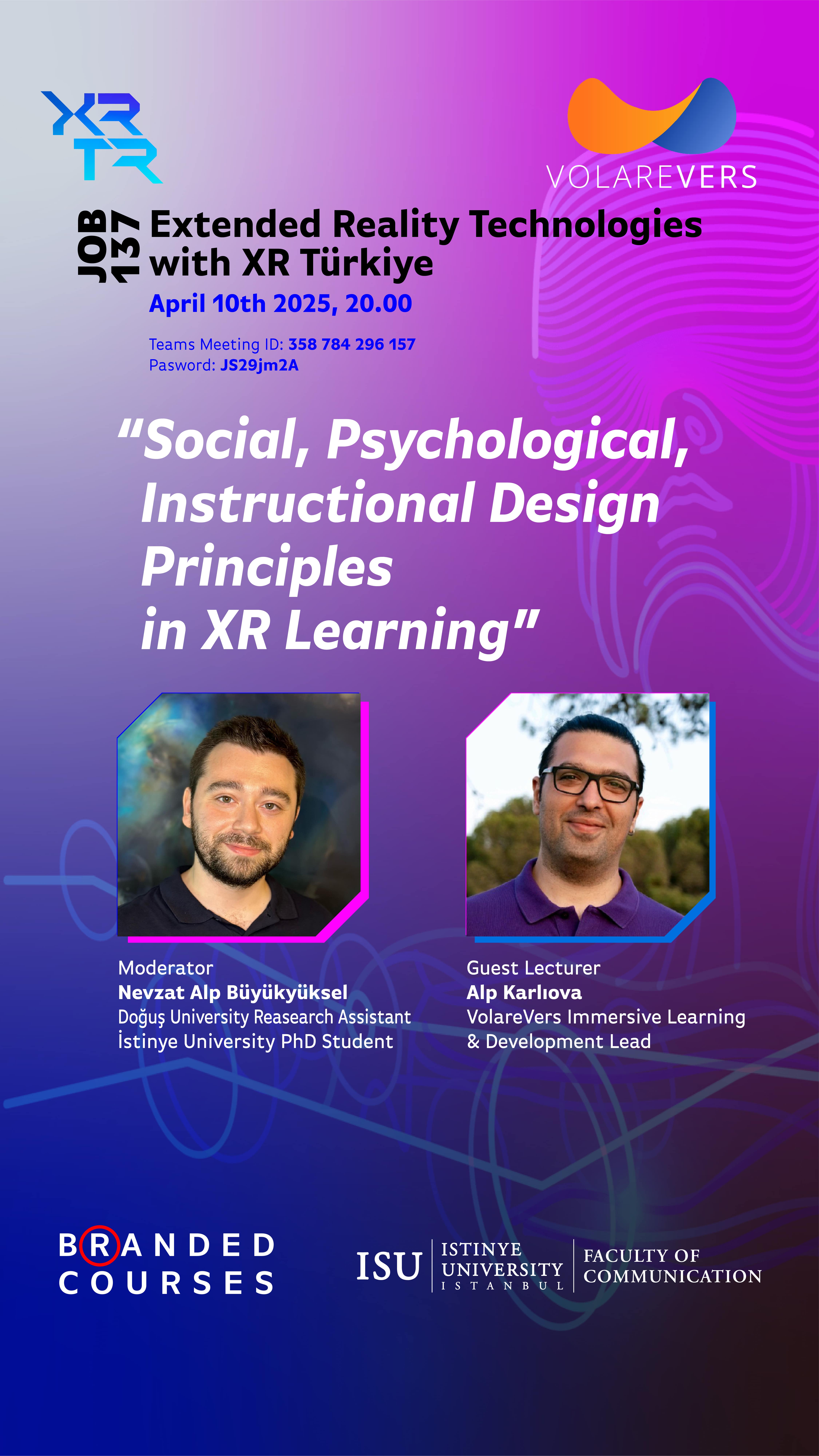 XR Bazlı Öğrenmede Sosyal, Psikolojik, Eğitsel Tasarım Prensipleri