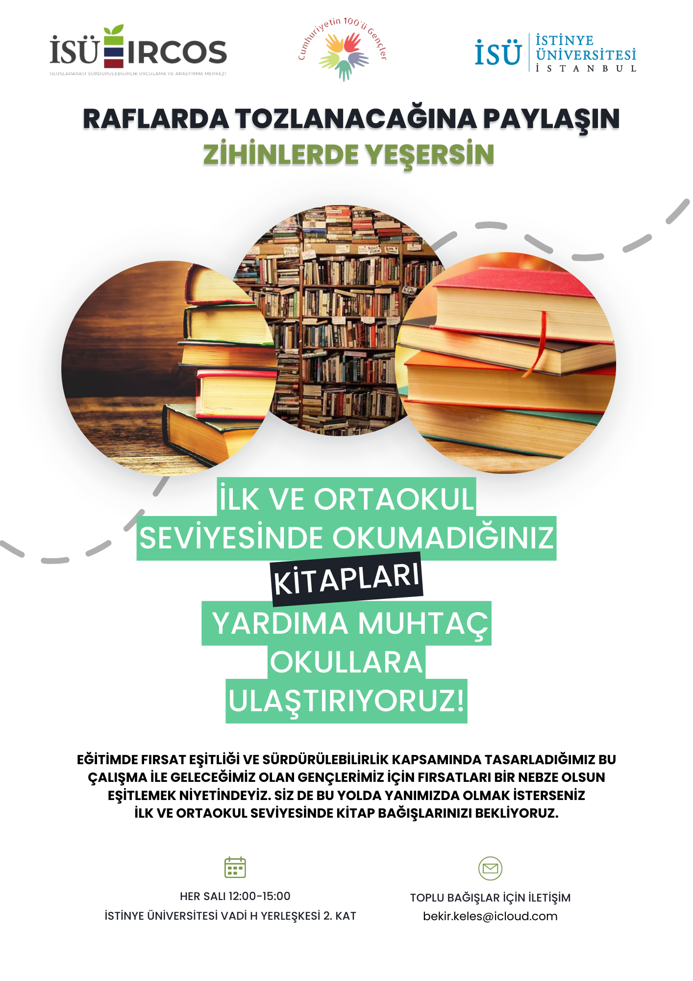 İSÜIRCOS "Cumhuriyet'in 100'ü Gençler" Sosyal Sorumluluk Projeleri 