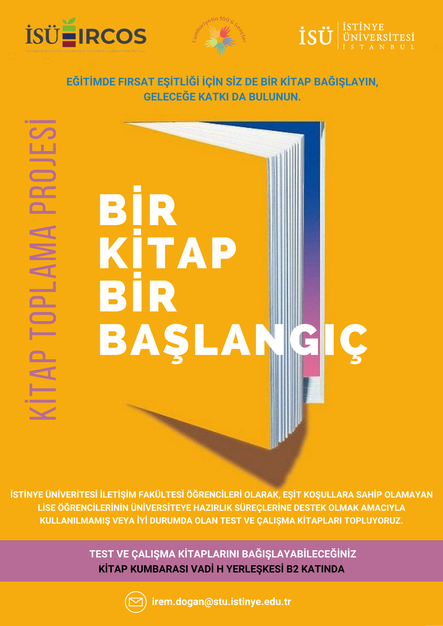 İSÜIRCOS "Cumhuriyet'in 100'ü Gençler" Sosyal Sorumluluk Projeleri 