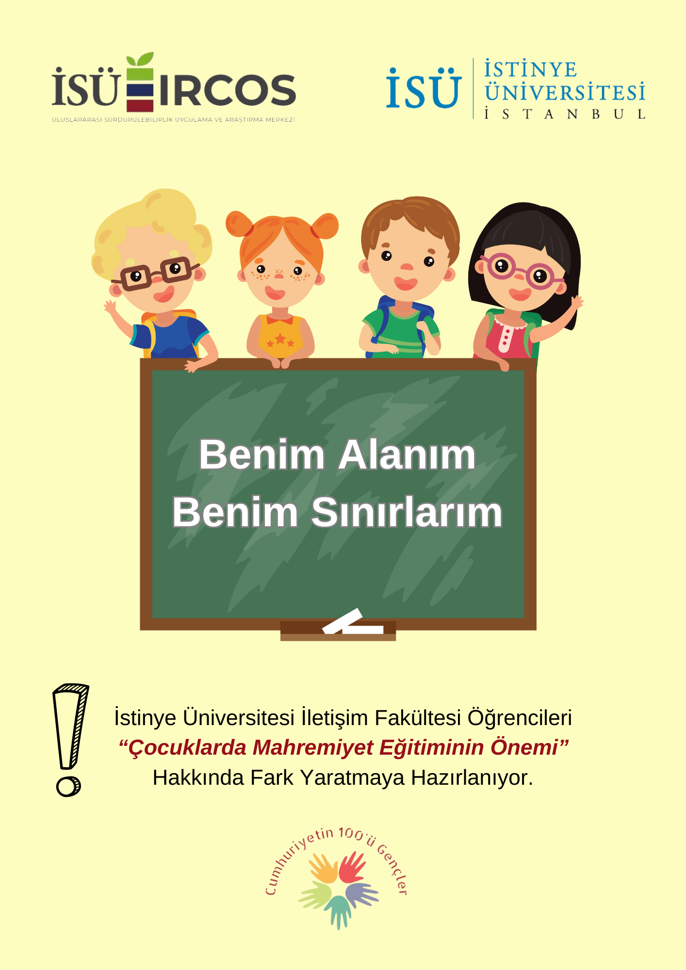 İSÜIRCOS "Cumhuriyet'in 100'ü Gençler" Sosyal Sorumluluk Projeleri 