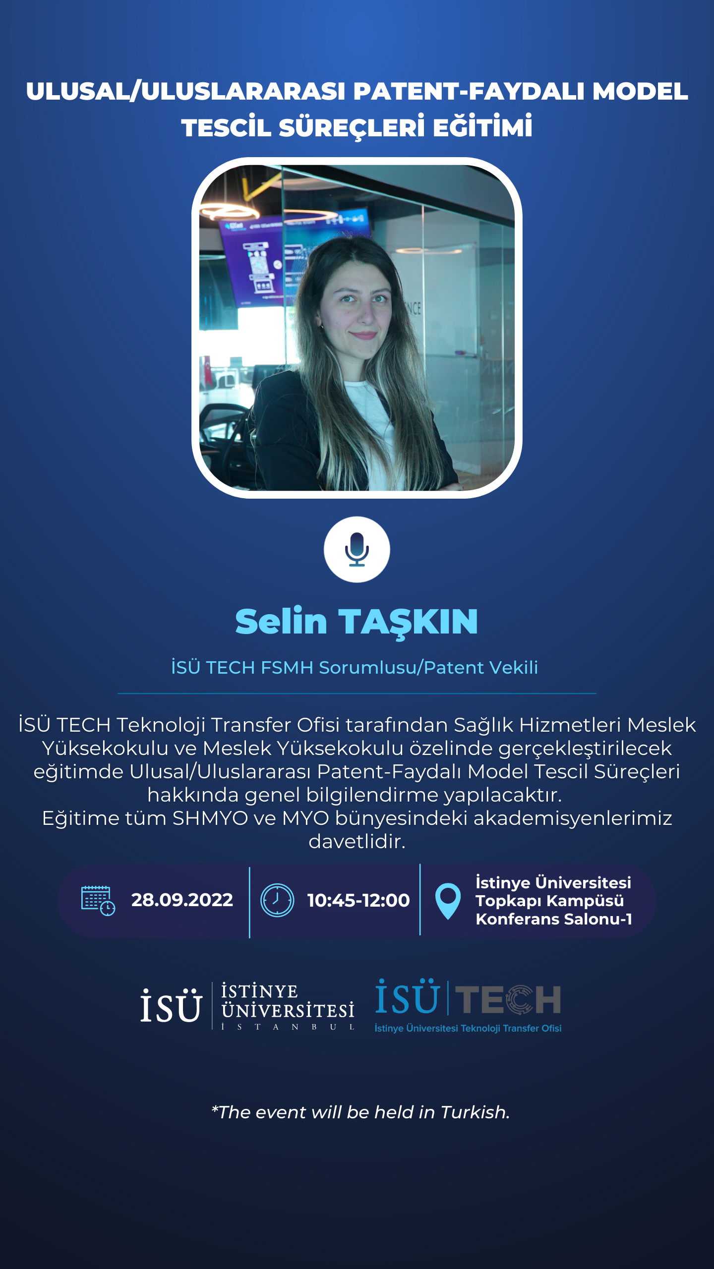 Ulusal/Uluslararası Patent-Faydalı Model  Tescil Süreçleri Eğitimi