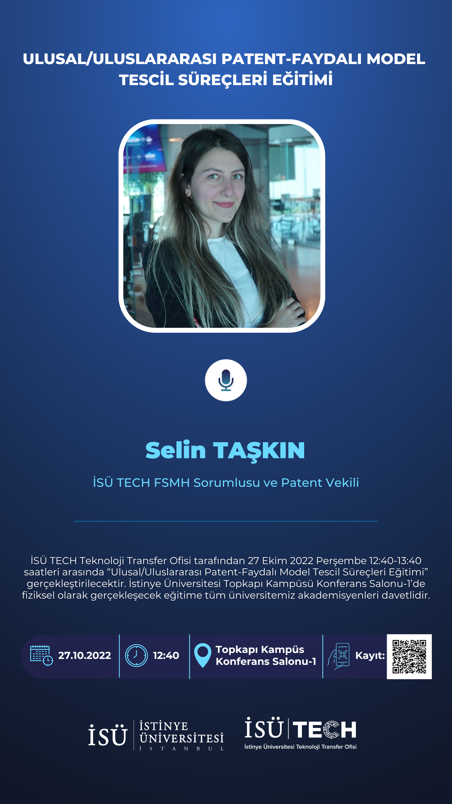 Ulusal/Uluslararası Patent-Faydalı Model Tescil Süreçleri Eğitimi