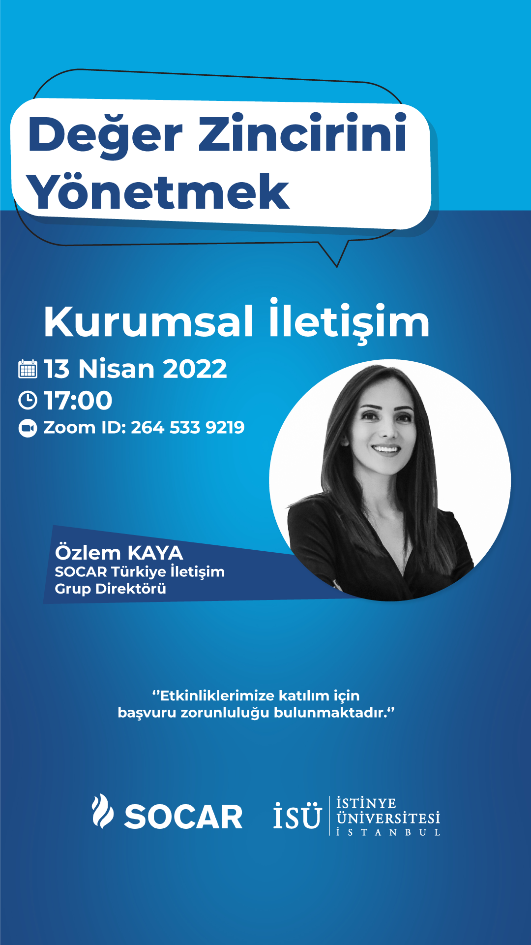 Değer Zincirini Yönetmek '' Kurumsal İletişim '' 