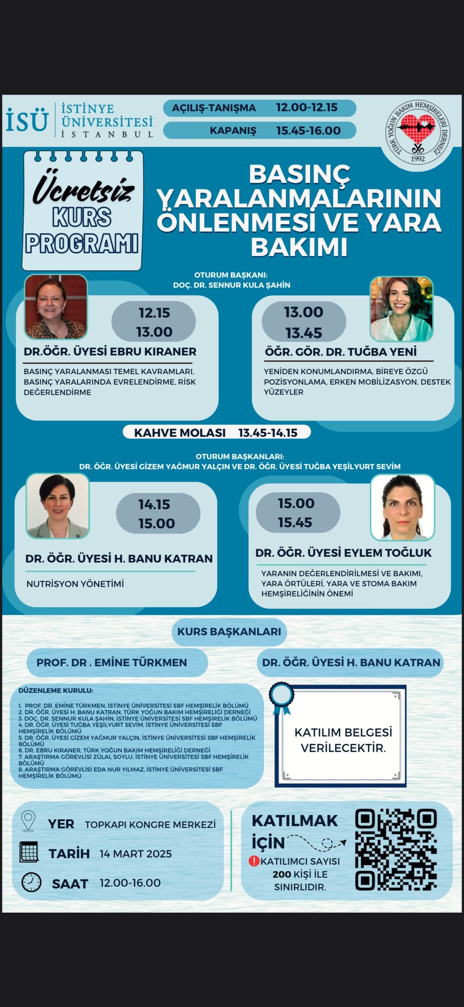 basınç yaralanmalarının önlenmesi ve yara bakımı