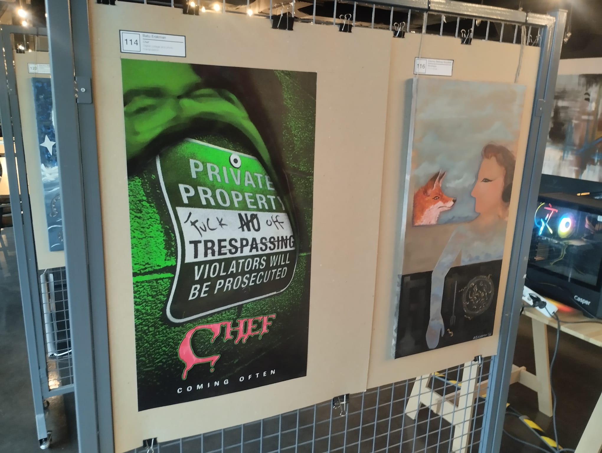 Posters made by Batu Erakman and Zeynep Belinay Koçaker