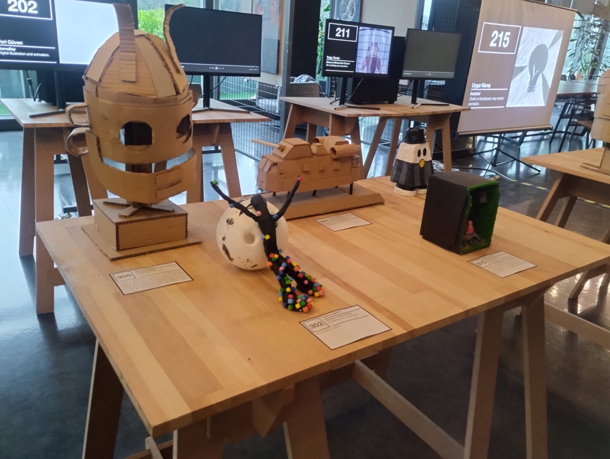 Several submissions for the Fabrication category