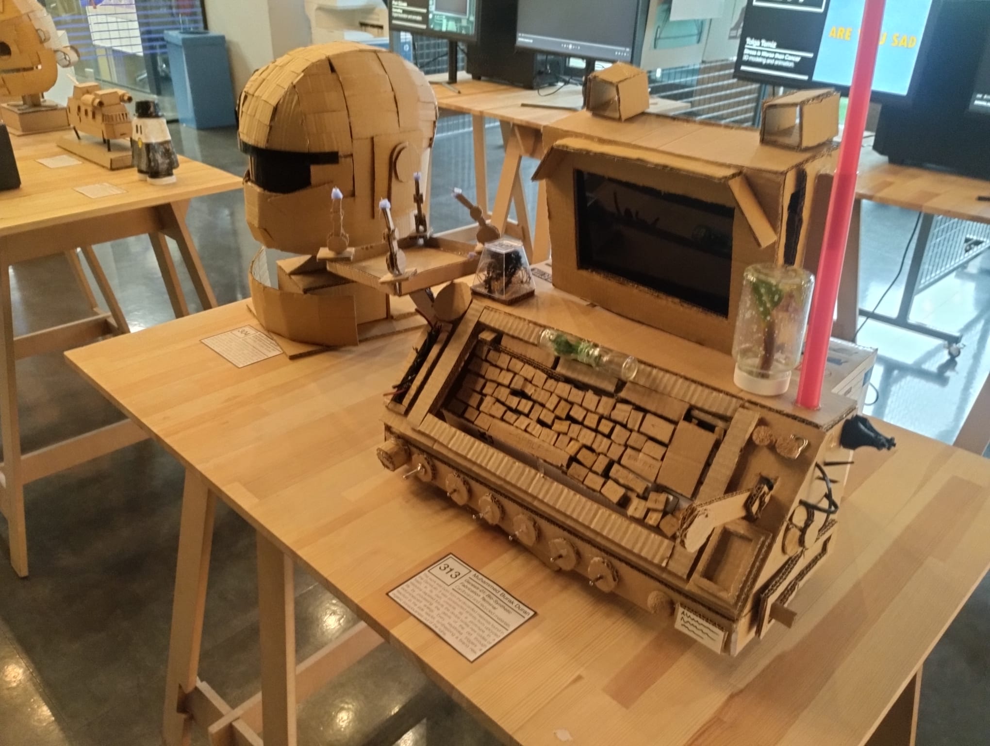 Several submissions for the Fabrication category