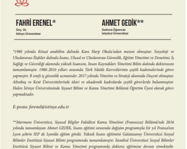 Prof. Dr. Fahri Erenel ve Arş. Gör. Ahmet Gedik'in yazdığı "Beyin Ölümü Gerçekleşen Nato Ötanazi’ye Doğru mu Gidiyor?" başlıklı makale BRIQ (Belt & Road Initiative Quarterly) dergisinde yayımlandı. 