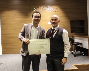 Our Engineering Faculty member Dr. Hasan Onur Keleş presented his research work titled "Functional Near Infrared Spectroscopy and its applications’’ at İstinye University.  