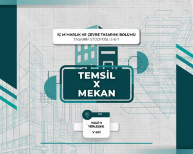 Temsil x Mekan sunumu duyuru görseli
