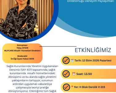 Guest Services in Healthcare Management: MLPCARE Experiences Converge at Istinye!
