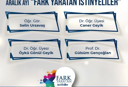 Aralık Ayı Fark Yaratan