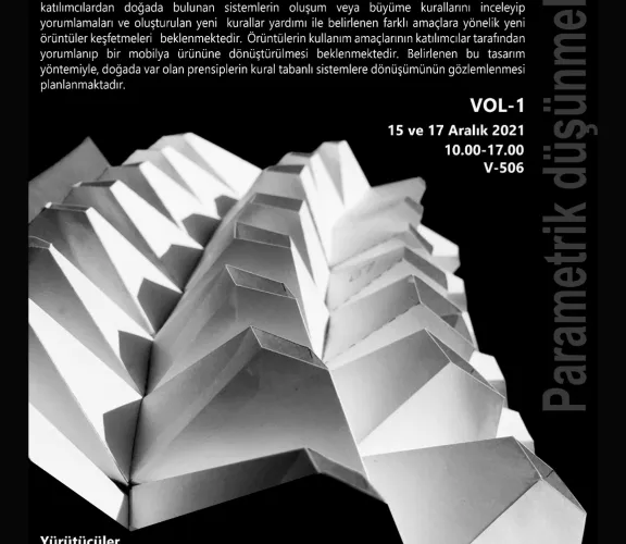Parametrik Tasarım Çalıştayı