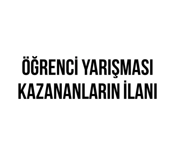 kazananların ilanı