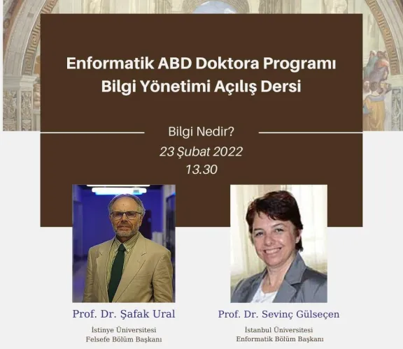 Bilgi Yönetimi Açılış Dersi: Bilgi Nedir?