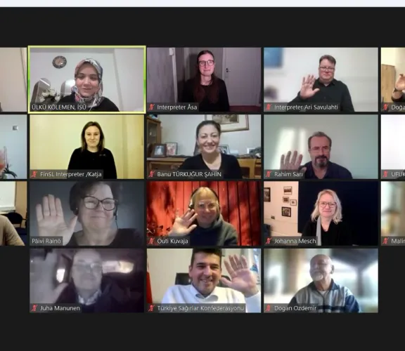 Erasmus KA2 Projesi EDUSIGN'ın 3. Çevrimiçi Toplantısı Gerçekleşti