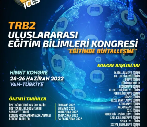 TRB2 Uluslararası Eğitim Bilimleri Kongresi