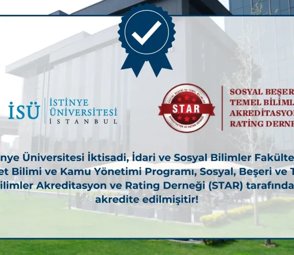 Siyaset Bilimi ve Kamu Yönetimi Programımız, STAR tarafından akredite edildi!