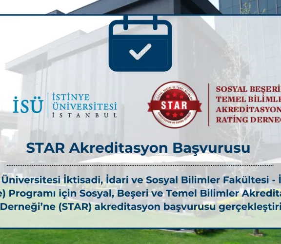 İşletme (İngilizce) Programı için STAR Akreditasyon Başvurusu Gerçekleştirildi!
