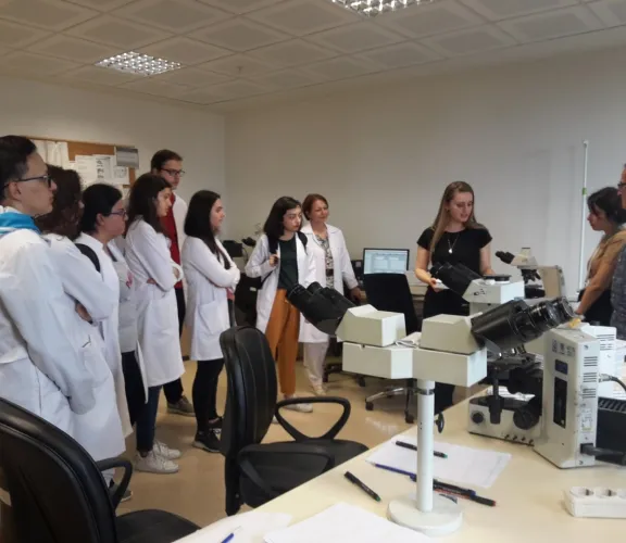 GOP Taksim Fizik Tedavi Hastanesi Patoloji Kliniği'ne ziyaret.. 