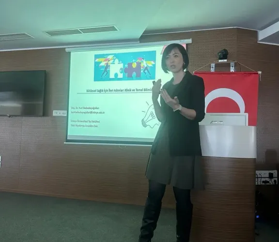 At this week's academic meeting of ISU Liv Bahçeşehir Hospital, we had the pleasure to host Associate Professor Dr. Huri Dedeakayoğlu