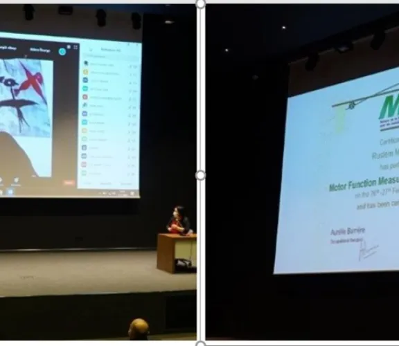 Motor Function Measurement Kursu Sertifika Töreni