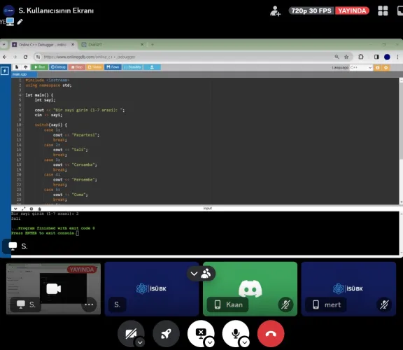 C++ Atölyesi 2. Hafta