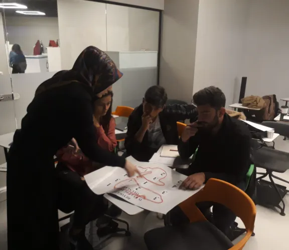 İstinye Üniversitesi’nde ÖMER-İŞKUR iş birliği ile İş Kulübü adı verilen İş Hayatına Hazırlık eğitimleri başladı. İlk eğitim 17-19 Ekim tarihlerinde ÖMER Eğitim Salonunda gerçekleştirildi. Hemen hemen her hafta yeni bir öğrenci grubu ile İş Kulübü eğitimleri yeniden başlayacak.