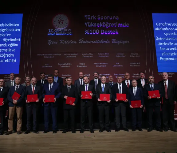 Türk Sporuna Yükseköğretimde Yüzde Yüz Destek