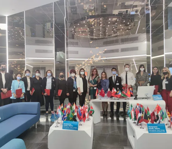 Uluslararası Misafir Hizmetleri Süreçleri Programı Sertifika Töreni 