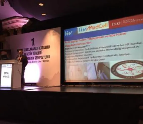 Rektörümüz Prof. Dr. Erdal Karaöz Dermatogenetik Sempozyumu’nda Seminer Verdi