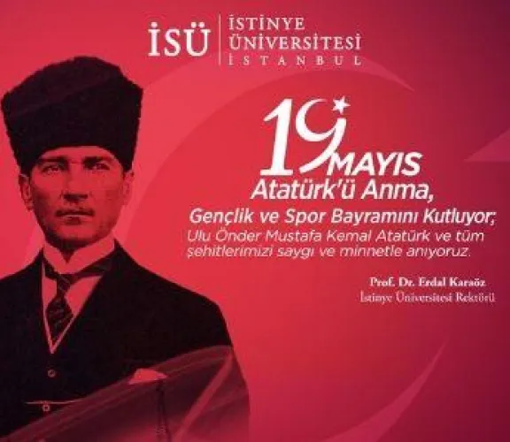 19 Mayıs Atatürk'ü Anma, Gençlik ve Spor Bayramı Rektörlük Mesajı