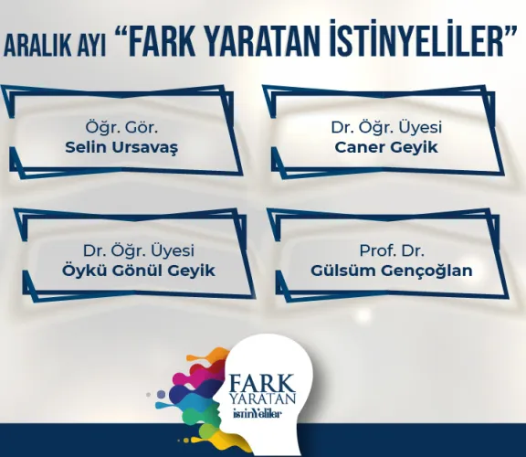 Aralık Ayı Fark Yaratan