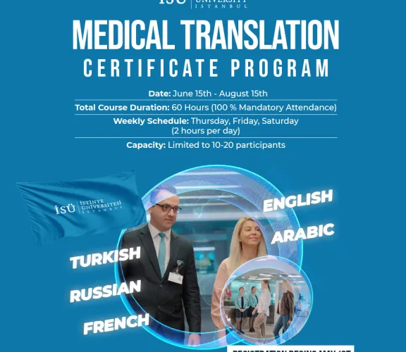 Istinye University Contributes to Health Tourism: Medical Translation Certificate Program Launched