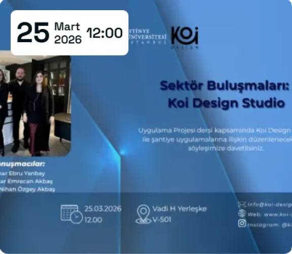 Sektör Buluşmaları: Koi Design Studio Etkinliği 